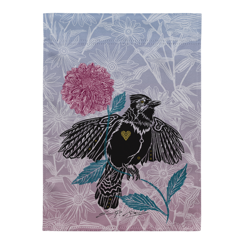 Bluejay Garden flag